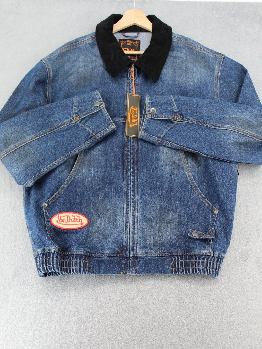 Von Dutch Originals Robust Denim Jacket – Men’s Size Large – New With Tags
